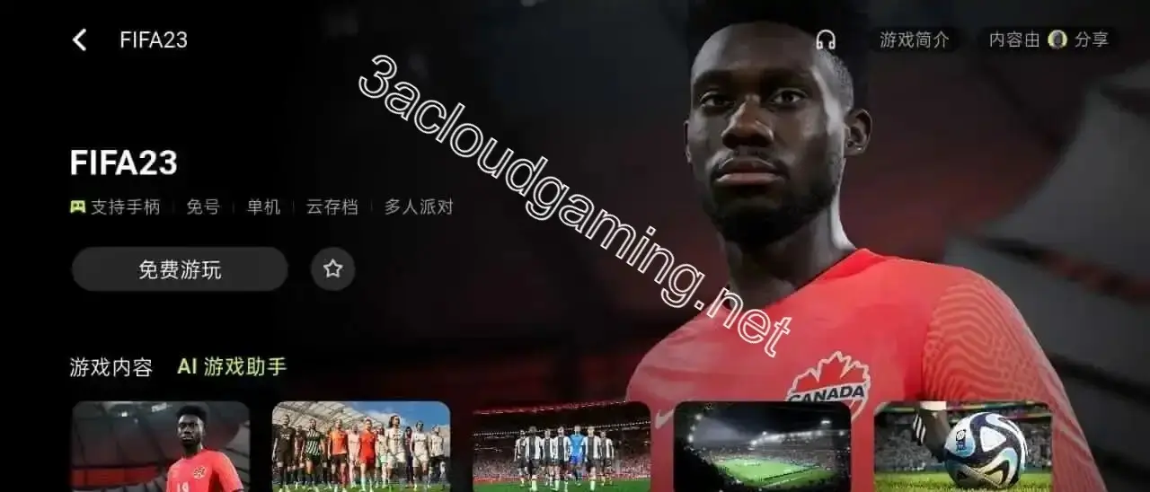 Screenshot of 3A Games